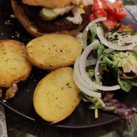 Veggie burguer picante at Kuki's in Viella