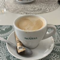 Cafe con leche de soja  at Kuki's in Viella