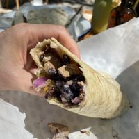 Tofu burrito at Avocado in Barcelona