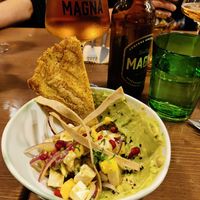 Ceviche (tofu) at Avocado in Barcelona