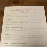Group menu (vegan) at Avocado in Barcelona