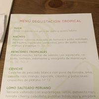 Group menu (not vegan) at Avocado in Barcelona