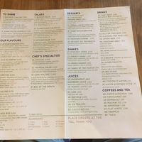 Lots of vegan options on the menu at Avocado in Barcelona
