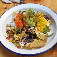 Vegan nachos ❤️ at Avocado in Barcelona