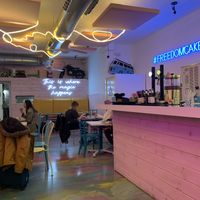 Interiors  at Freedom Cakes Bakery in Madrid