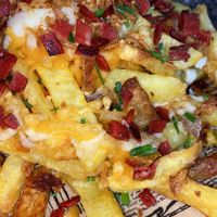 Loaded fries  at Freedom Cakes Bakery in Madrid