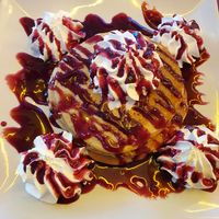 3 pancakes at Freedom Cakes Bakery in Madrid