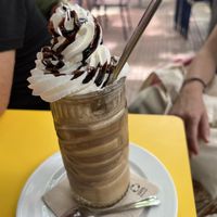 Frappé  at Freedom Cakes Bakery in Madrid