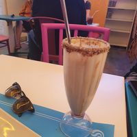 Coffee shake at Freedom Cakes Bakery in Madrid