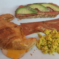 Brunch option 2 at Freedom Cakes Bakery in Madrid