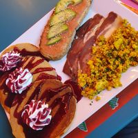 Brunch option 1 at Freedom Cakes Bakery in Madrid