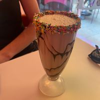 Hazlenut Milkshake at Freedom Cakes Bakery in Madrid