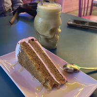 pink panther and milkshake   at Freedom Cakes Bakery in Madrid