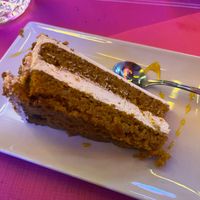 Carrot cake at Freedom Cakes Bakery in Madrid