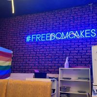   at Freedom Cakes Bakery in Madrid