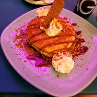 Biscoff pancakes at Freedom Cakes Bakery in Madrid