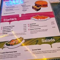 Menu Oct 23 at Freedom Cakes Bakery in Madrid