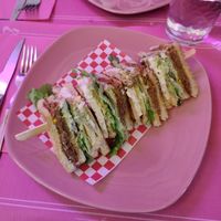 Club sandwich at Freedom Cakes Bakery in Madrid