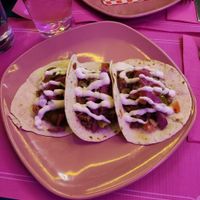 Tacos at Freedom Cakes Bakery in Madrid