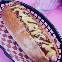 hotdog  at Freedom Cakes Bakery in Madrid