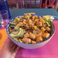 Caesar salad  at Freedom Cakes Bakery in Madrid