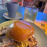 Breakfast bap  at Freedom Cakes Bakery in Madrid