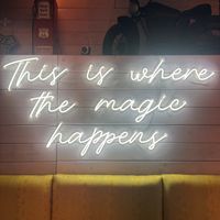 Signs  at Freedom Cakes Bakery in Madrid