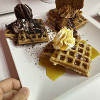 Waffle tasting  at Freedom Cakes Bakery in Madrid