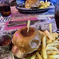 American cheeseburger & basic burgerr  at Freedom Cakes Bakery in Madrid