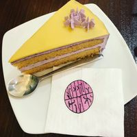 Passion fruit cake  at Freedom Cakes Bakery in Madrid