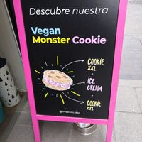 Vegan Monster Cookie at Freedom Cakes Bakery in Madrid