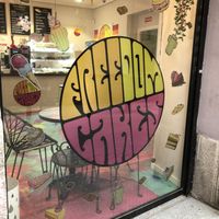  Cute window at Freedom Cakes Bakery in Madrid