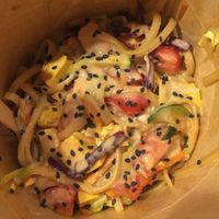 Thai noodles with thai sauce at ilBruno  in Florence