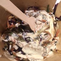 Yaki udon with ruggito sauce at ilBruno  in Florence