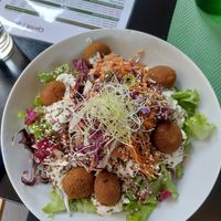 Falafel salad at Simple Green in Zagreb