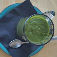 Fresh smoothie at Simple Green in Zagreb