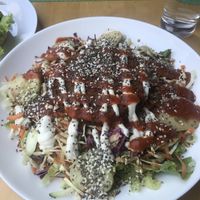 Burger in Salad at Simple Green in Zagreb