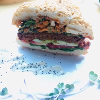 Big Vegan Burger  at Simple Green in Zagreb