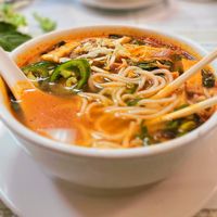 Bún bò Huế at Loving Hut in Seattle