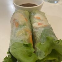 Spring rolls  at Loving Hut in Seattle