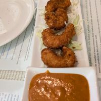 Jumping princess shrimp at Loving Hut in Seattle