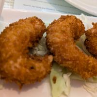 Jumping princess shrimp at Loving Hut in Seattle