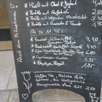 menu of the day at RosaGrün in Memmingen