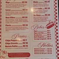 Here is the full menu, they have burguers, hot dogs and more :) at Goodala Burger in Natal