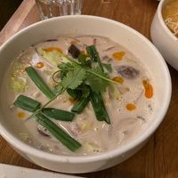 Tom Kha with Artichoke Hearts at Kati Vegan Thai in Seattle