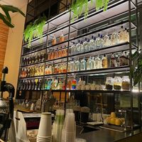 Beautiful bar area at Kati Vegan Thai in Seattle