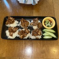 Jackfruit sticky rice  at Kati Vegan Thai in Seattle