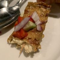 The best satay, look at this texture   at Kati Vegan Thai in Seattle