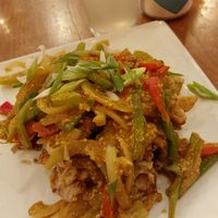 Coastal Curry with artichoke hearts at Kati Vegan Thai in Seattle