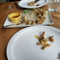 crispy ";wings"; mushrooms at Kati Vegan Thai in Seattle